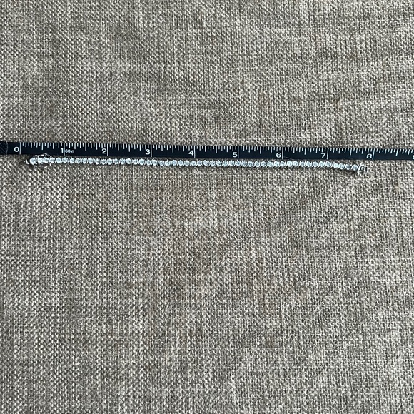 CZ by Kenneth Lane 3mm Round Cubic Zirconia Bracelet 12 cttw Tennis Bracelet - Picture 9 of 13